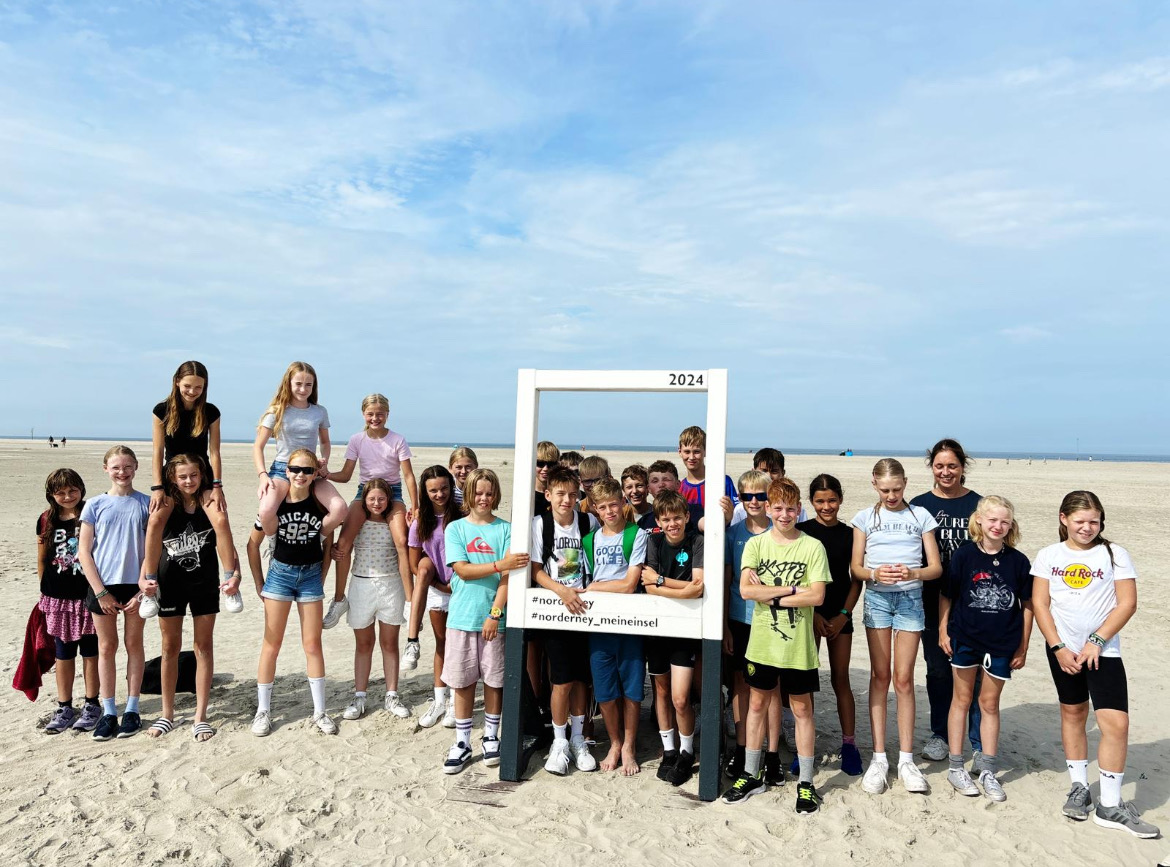 Sonnenuntergang auf Norderney! Die Klassenfahrten der 7er
