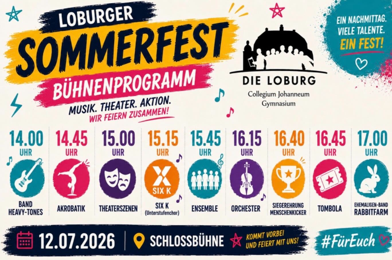 Sommerfest 2026: Der perfekte Sart in die Sommerferien!